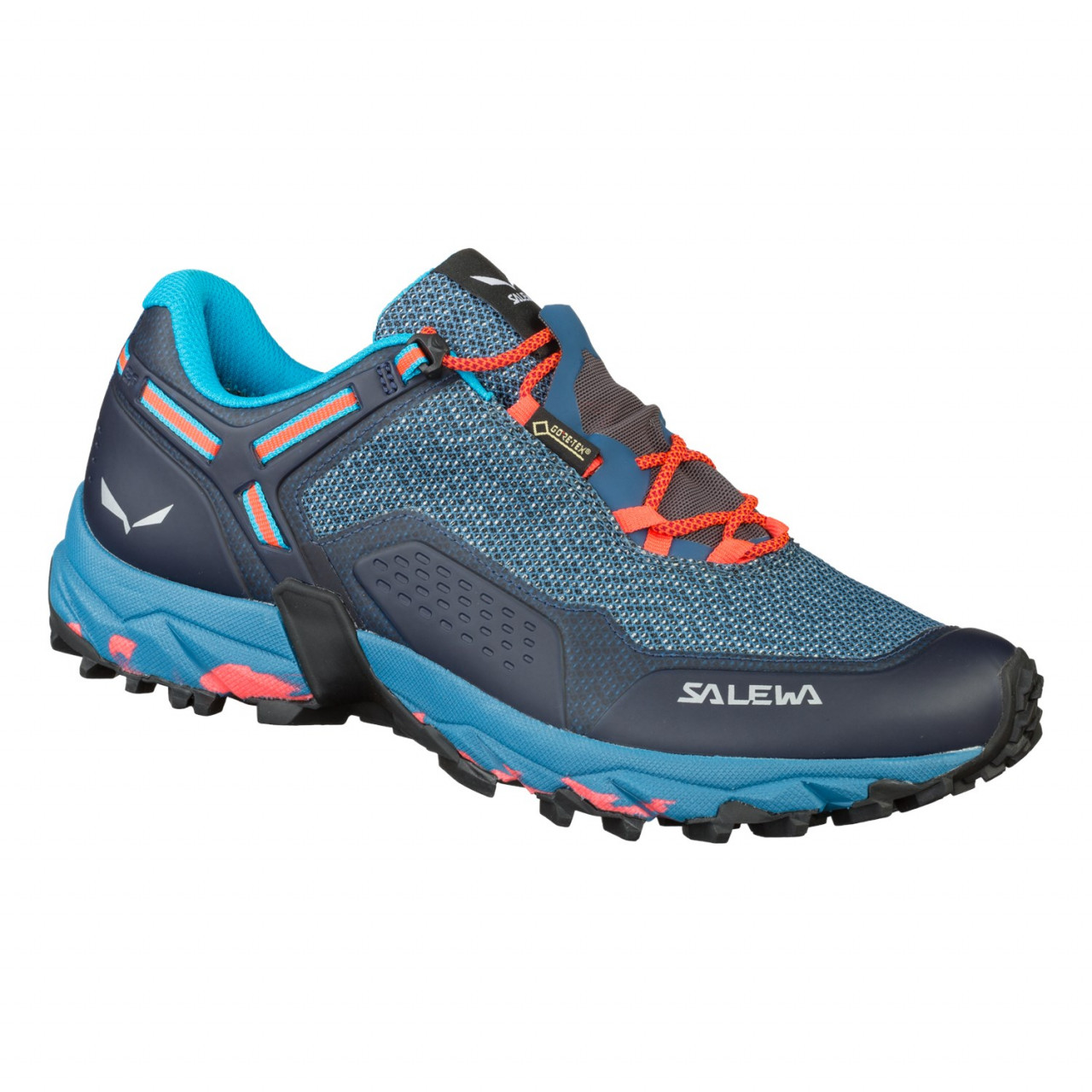 Zapatillas De Montaña Salewa Speed Beat GORE-TEX® Mujer Azules/Coral Mexico (YO5903718)